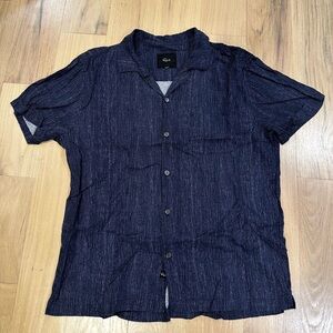 Rails Dark Blue Casual Button Down Shirt